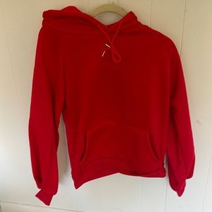 Red hoodie from shein never worn size medium
